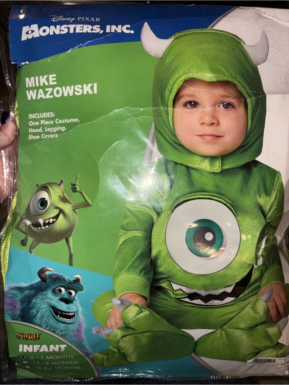 Spirit Mike Wazowski Green Infant Costume